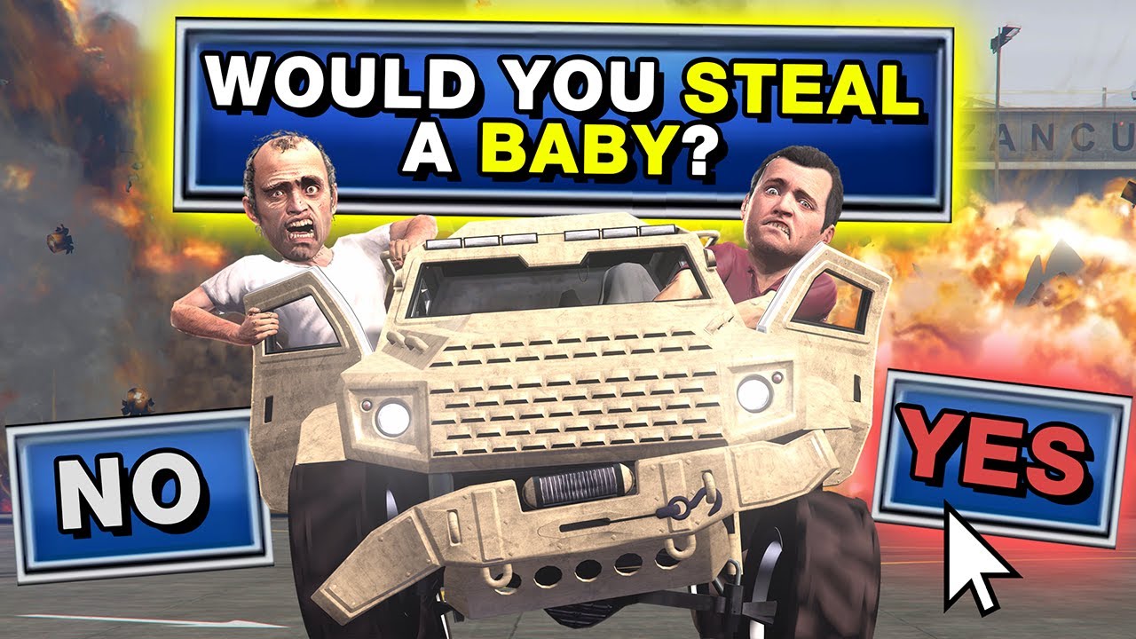 GTA 5 Speedrun, but it's actually Family Feud