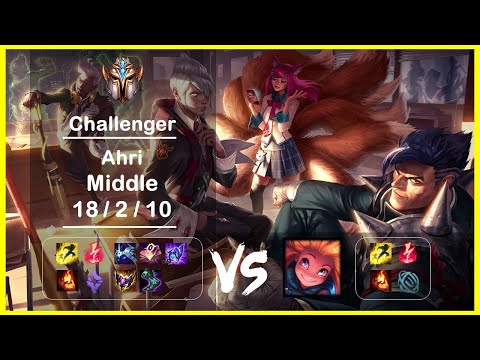 Middle Ahri vs Zoe KR Challenger Patch 12.5