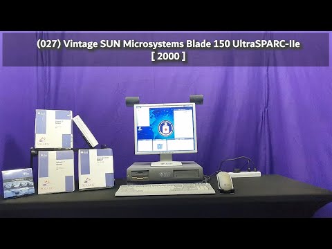 (027) Vintage SUN Microsystems Blade 150 UltraSPARC-IIe [ 2000 ]