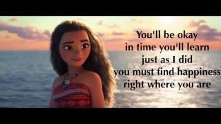 Moana - Where You Are (Lyrics)