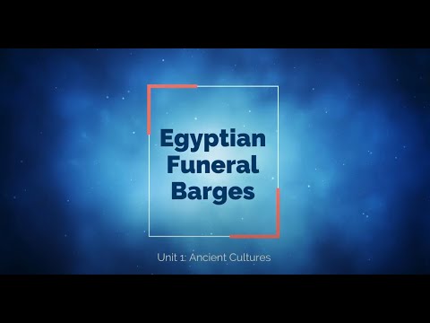 Egyptian Funeral Barge Assembly