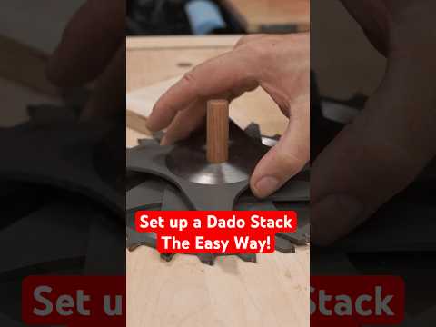 Set up a Dado Stack the Easy Way
