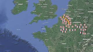Fall of France WW2 #animation #map