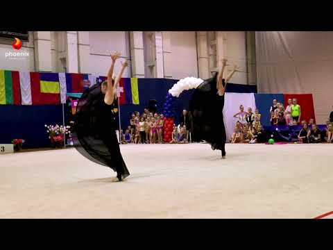 Mamontova Vika and Makovskaya Polina Demonstration performance  Danuiba Cup 2019 Bratislava