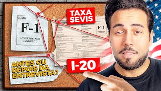 ENTENDA DE UMA VEZ O QUE É O I-20 E SEVIS PARA SEU VISTO
