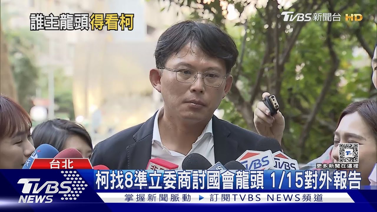 柯找8準立委商討國會龍頭　1/15對外報告