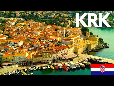 Krk Walking Tour, Krk Old Town, Krk Island, Croatia 4K