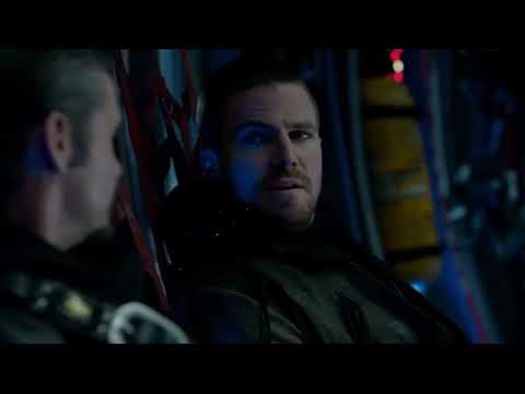 Olicity - Arrow - 3x23 Pt.2 - Oliver on the plane with Ra's