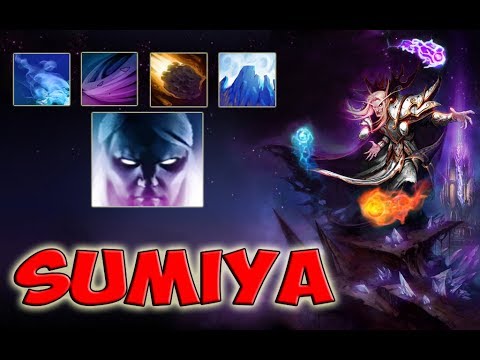 SumiYa Genius Invoker!Crazy Combo Godlike Gameplay Dota 2