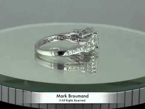 2.02ct Princess Cut Diamond Engagement Anniversary Ring- Mark Broumand