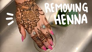 How to Remove Henna Paste THE RIGHT WAY