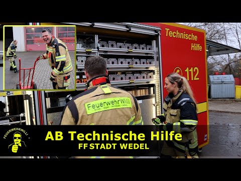 AB-TH der FF Wedel - Abrollbehälter Technische Hilfeleistung (Video AB-1)