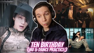 Download lagu DANCER REACTS TO [STATION : NCT LAB] TEN 텐 'Birthday' MV & Dance Practice mp3