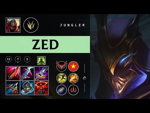 Zed Jungle vs Rek'Sai - VN Grandmaster Patch 26.01
