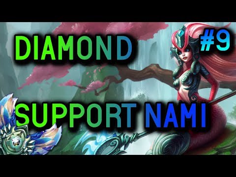 DIAMOND Support Nami S8 Full Gameplay #9 - League of Legends