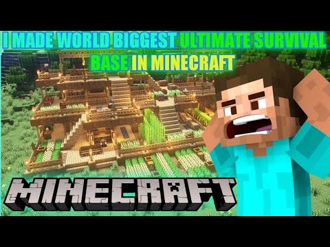 Lava Fact Gaming - I MADE WORLD BIGGEST ULTIMATE SURVIVAL BASE IN MINECRAFT 😱🔥| MINECRAFT GAMEPLAY #6