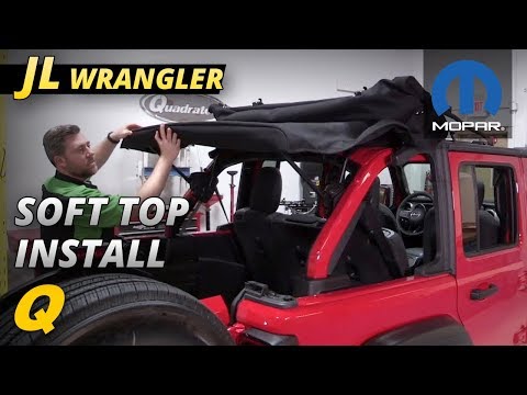How to Install a Mopar Soft Top on a 2018 and up Jeep Wrangler JL Unlimited