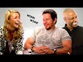 MARK WAHLBERG crazy flirting during interview - YouTube