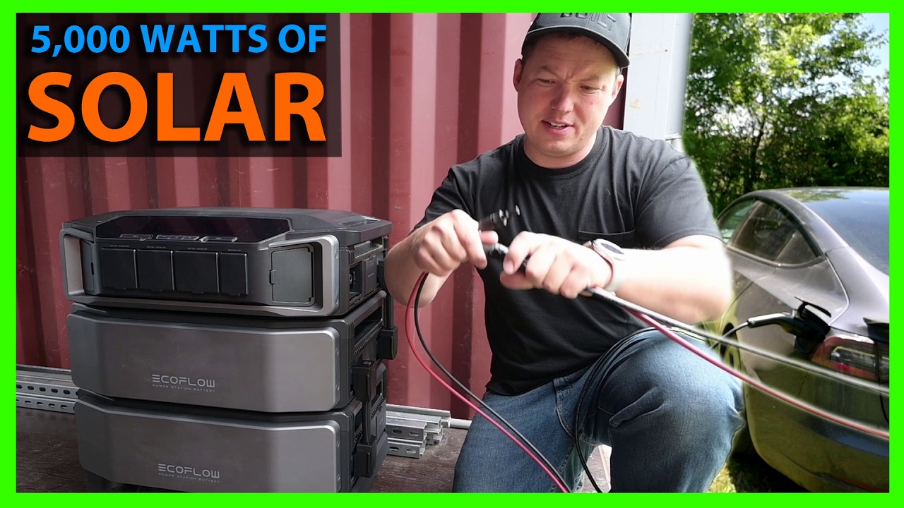 Setting up a Solar Powered EV Charger with the EcoFlow Delta Pro Ultra!
