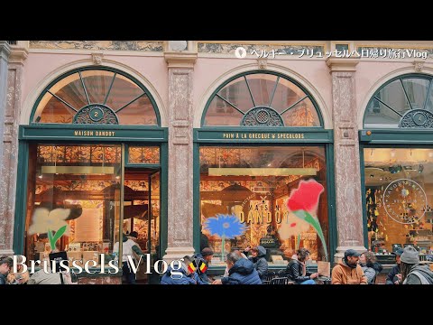 Viagem de um dia a Bruxelas Vlog | Grand Place | Galerie | Comida belga | Lembranças belgas | Museus Reais de Belas Artes da Bélgica | Viagem de um dia a Bruxelas saindo da Holanda
