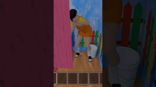 SquidMom Hiding From Clot Monster 👾 #squidgame #schoolboyrunaway #shorts