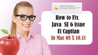 Mac El Capitán Fix - This application requires the legacy Java SE 6 runtime - CC
