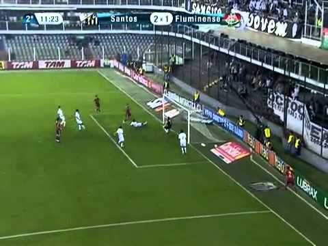 24/08/2011 -- Santos VS Fluminense (2 X 1) -- Gols + Melhores Momentos, Brasileirão 2011 HQ