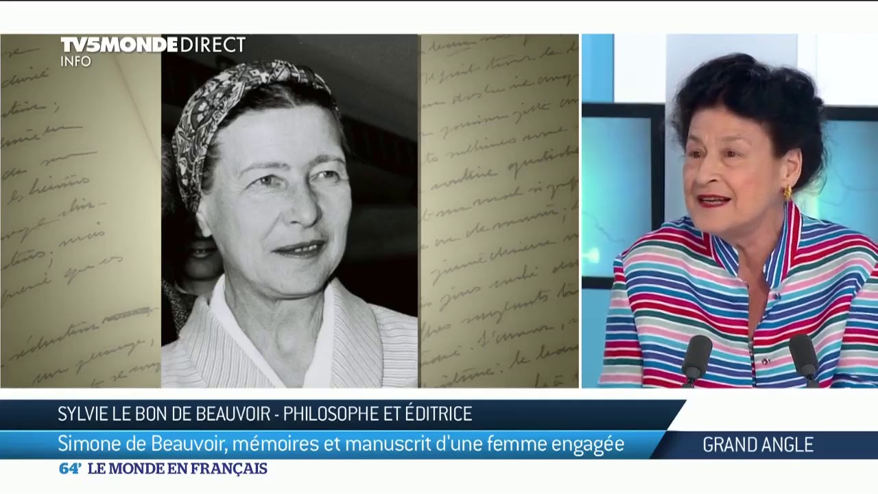 Sylvie Le Bon de Beauvoir : Mémoires et manuscrit d’une femme engagée