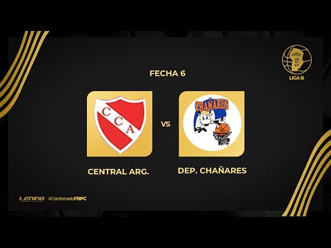 LIGA CORDOBESA "B" - FECHA 6 - CENTRAL ARGENTINO 63 - 61 DEPORTIVO CHAÑARES (JAMES CRAIK) 07-09-2025