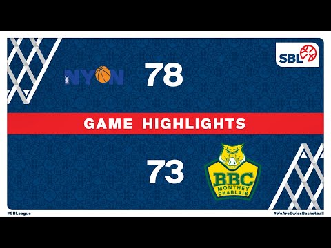 BBC Nyon vs. BBC Monthey-Chablais - Game Highlights