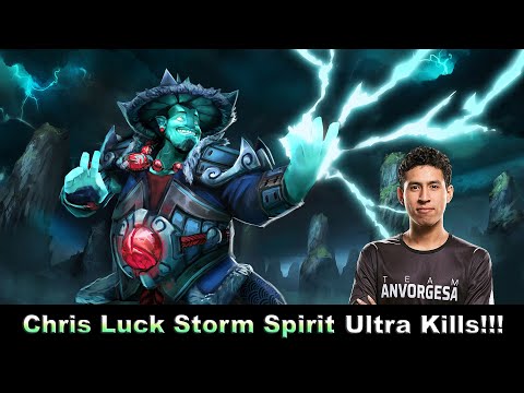 CHRIS LUCK STORM SPIRIT ULTRA KILLS!!!