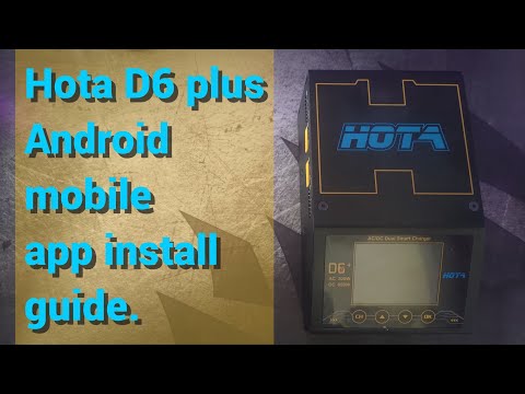 Hota D6 plus, android mobile app install guide.