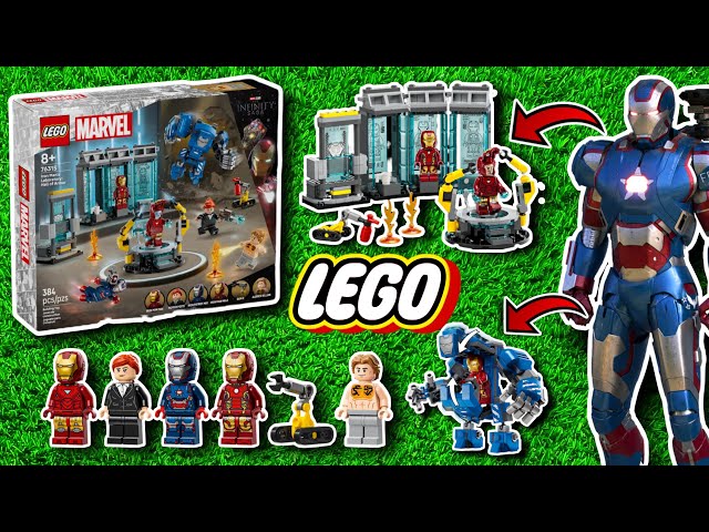 Vídeo relacionado con LEGO | Marvel Laboratorio de Iron Man: Sala de Armaduras, Juguete de Construcción de Superhéroes con Figura Meca Articulada y 5 Minifiguras, Regalo de los Vengadores para Niños y Niñas de 8+ Años76315