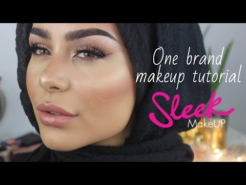 Part of a video titled Sleek Makeup | One Brand Makeup Tutorial - YouTube