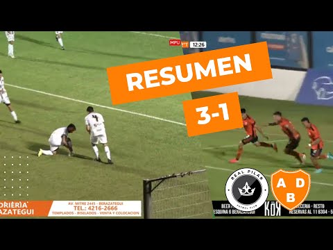 ¡REAL PILAR VENCIÓ A BERA Y COMENZÓ CON EL PIE DERECHO! | Real Pilar 3-1 Berazategui | RESUMEN