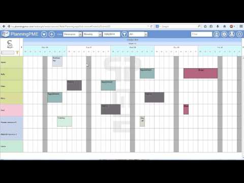 Customize your list of unavailabilities - Tutorial PlanningPME Web Access