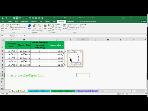 How to Declare Variable with Message box in VBA in MS Excel 2016
