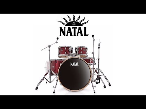 Natal Arcadia Birch Drum Kit | Red Sparkle | Shell Pack + Hardware | Unboxing
