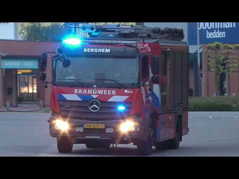 Brandweer Berghem met spoed naar een Industriebrand aan de Hoogheuvelstraat in Oss