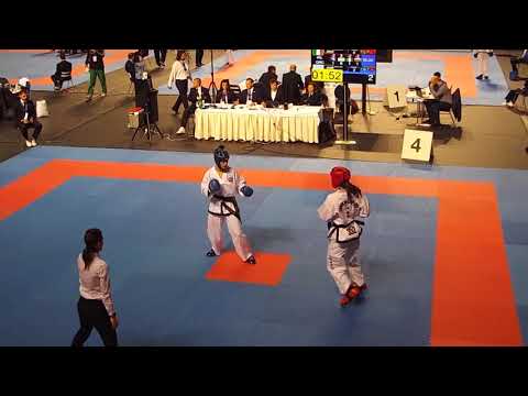 Kyriaki Paschalidou (GRE) v Caoimhe Keogh (IRL) - Female -62kg Sparring
