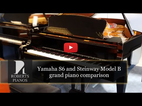 Comparison between Yamaha S6 and Steinway Model B grand pianos. LINK TO SIMILAR ONE IN STOCK: