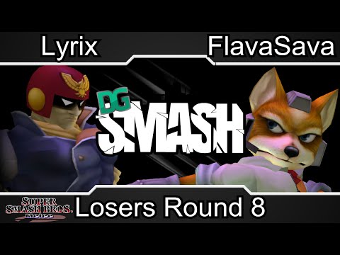 DGSmash2 - Lyrix (Cpt. Falcon) Vs. FlavaSava (Fox) - Losers Round 8 - Melee