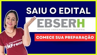 EBSERH - SAIU O EDITAL