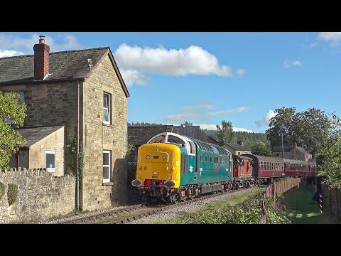 What a sight! Deltic 55009 Breaks the Sound Barrier in the Forest. Dean Forest Railway Diesel Gala