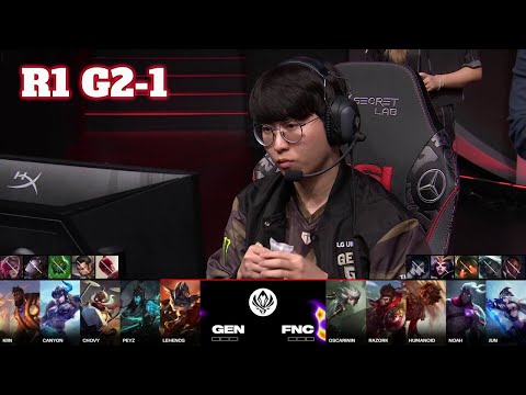 GEN vs FNC - Game 1 | Round 1 LoL MSI 2024 Main Stage | Gen.G vs Fnatic G1 full game