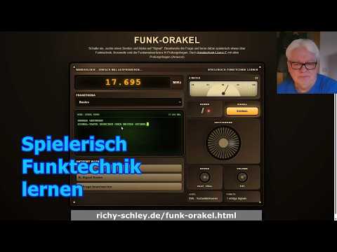 Funk-Orakel ► Kurzwelle und Funktechnik spielerisch lernen als Game. Lernen ohne Mühe, Anstrengung