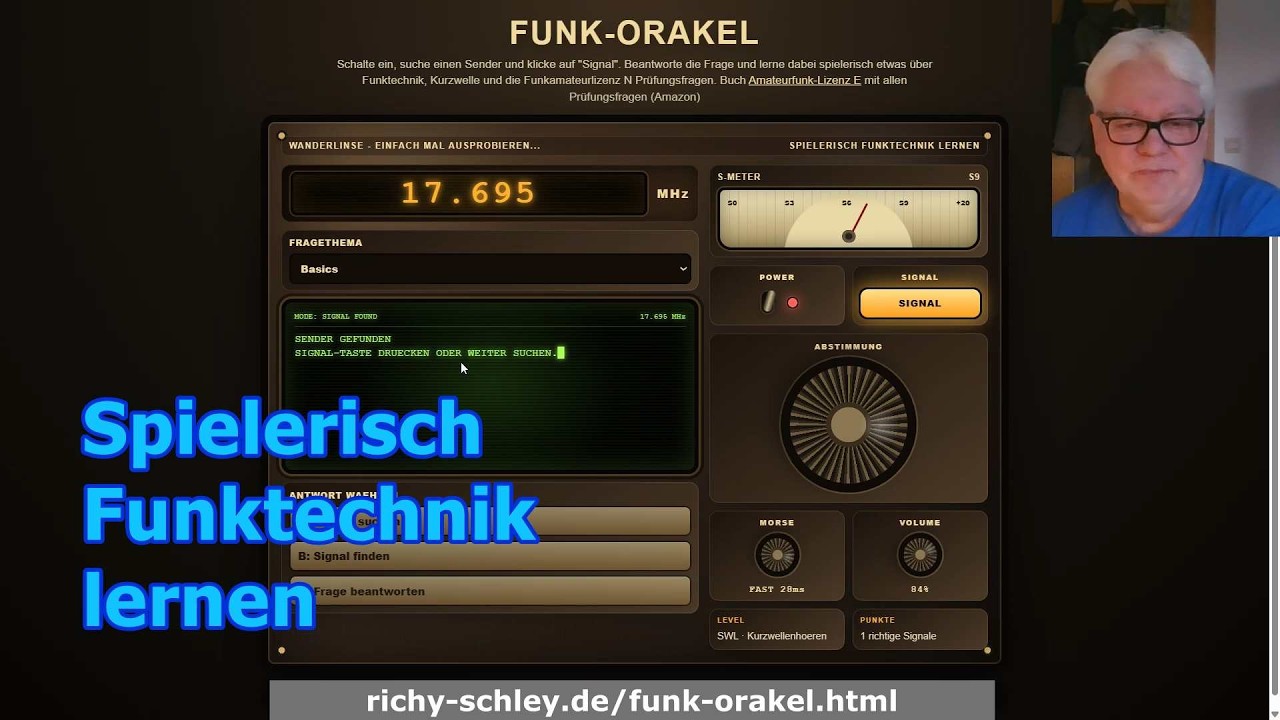 Funk-Orakel ► Kurzwelle und Funktechnik spielerisch lernen als Game. Lernen ohne Mühe, Anstrengung