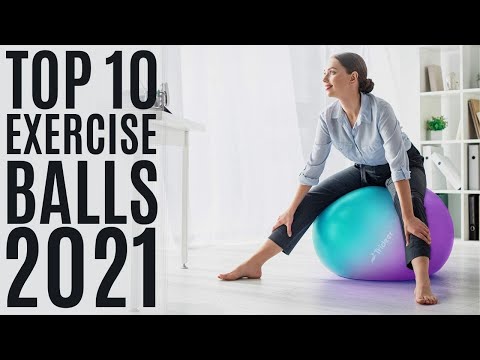Top 10: Best Exercise Balls of 2021 / Yoga Ball, Stability Ball for Fitness, Workout, Birth, Balance