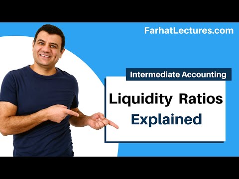 Liquidity Ratios. Tutorial Current Ratio and Acid Test ratio.