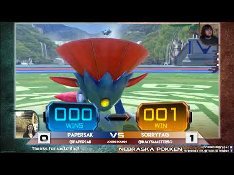 5 Papersak (Weavile) vs SorryTag (Pikachu Libre) - Pokken at Underground - 08/29/17